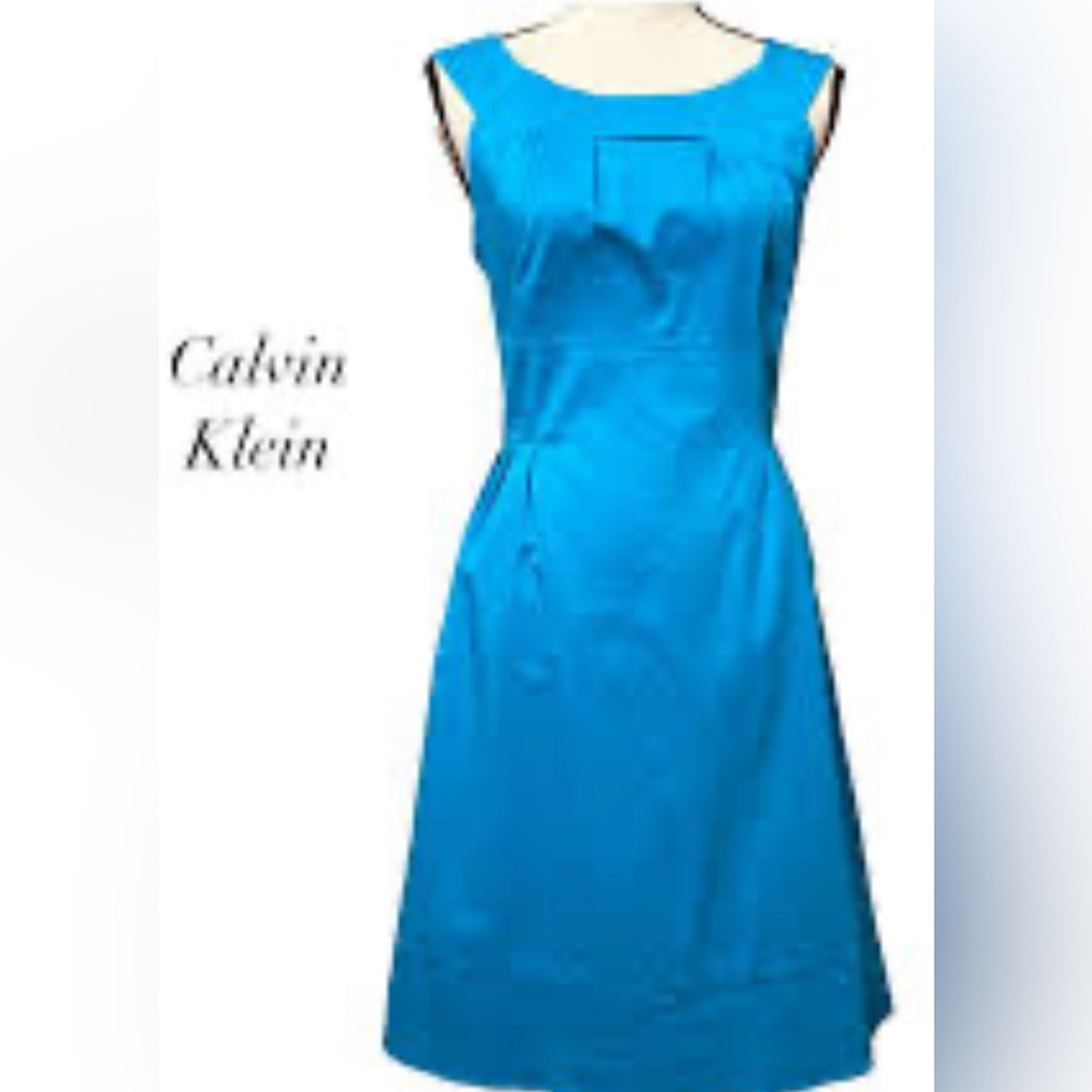 Calvin Klein Vibrant Blue Dress